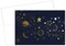 Great Papers! Thank You Note Card and White Envelope, Cosmic Night with Gold Foil, 4.75" x 3.375"(folded), 50 count